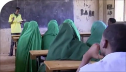 Photo of classroom in Dadaab refugee camp in Kenya | 2018-07