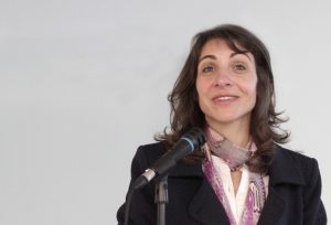 Photo of Professor Jelena Zikic at the microphone | 2018-06-05